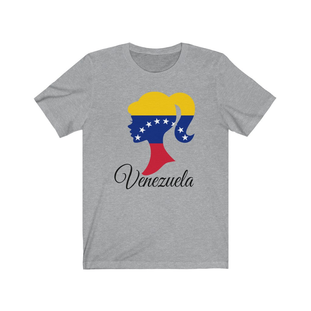 Venezuela Girl Flag Premium Tee 1 - Unisex