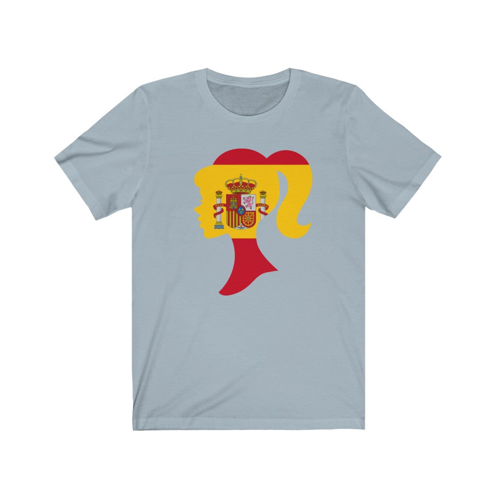 Spain Girl Flag Premium Tee - Unisex