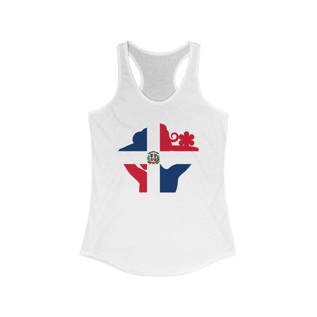Dominican Republic Lady Flag Tank – Women