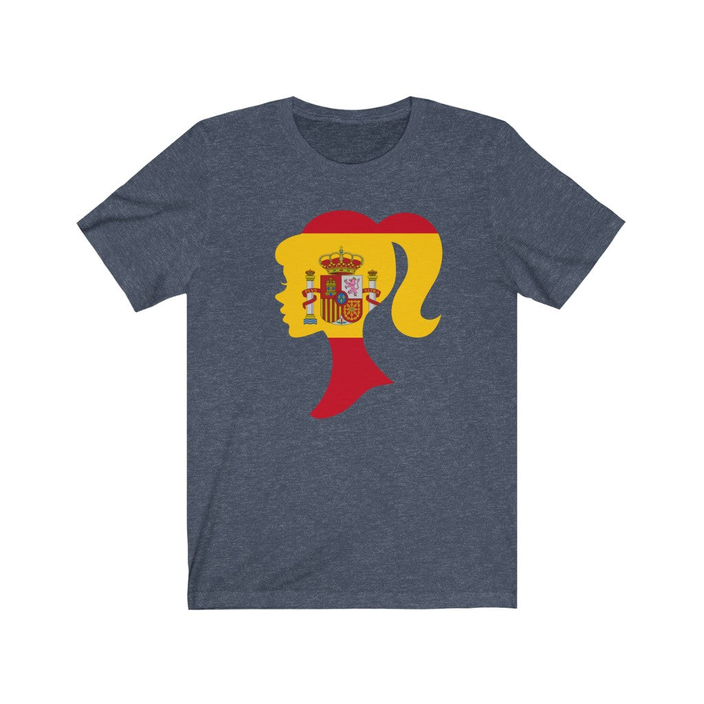Spain Girl Flag Premium Tee - Unisex