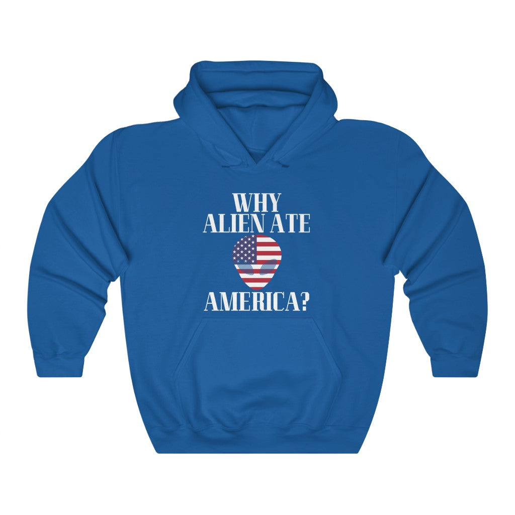United States Alien Ate Flag Hoodie Sweatshirt 2 - Unisex