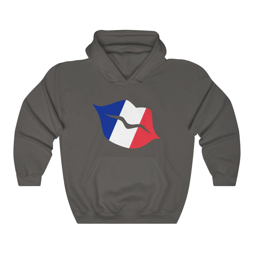 France Lips Flag Hoodie Sweatshirt - Unisex