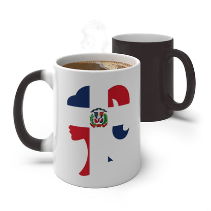 Dominican Republic Girl Color Changing Mug