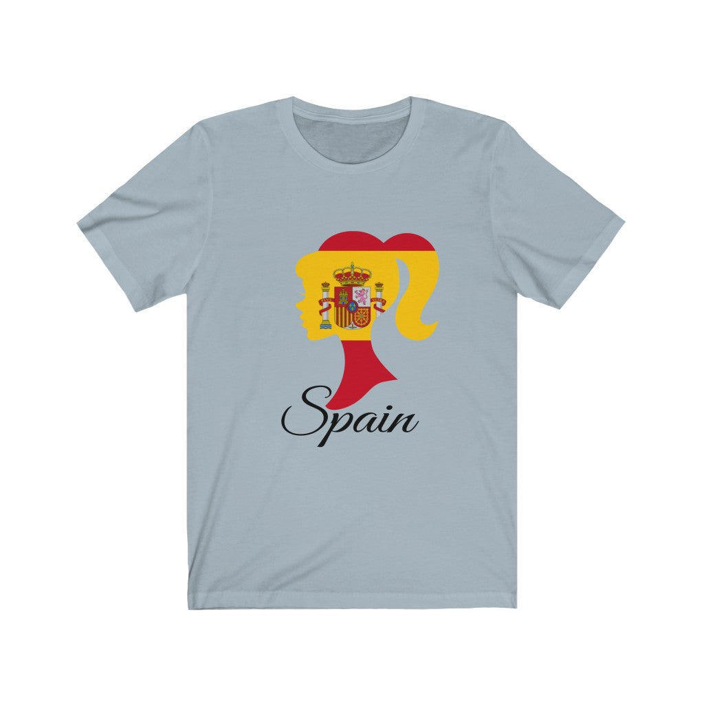 Spain Girl Flag Premium Tee 1 - Unisex