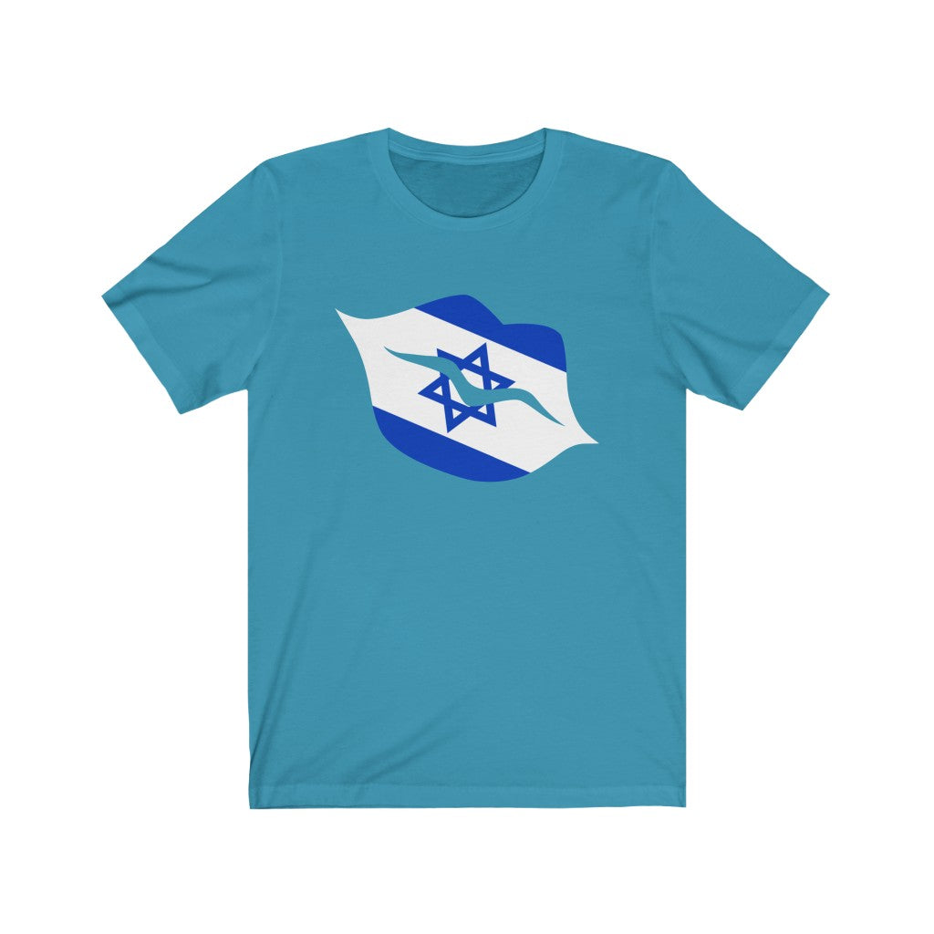 Israel Lips Flag Premium Tee - Unisex