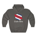 Costa Rica Lips Flag Hoodie Sweatshirt 2 - Unisex