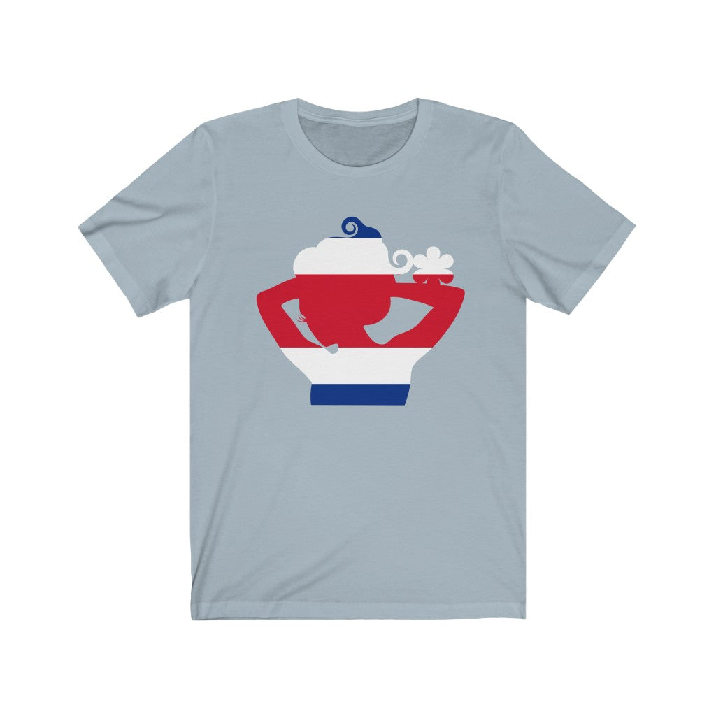 Costa Rica Lady Flag Premium Tee - Unisex