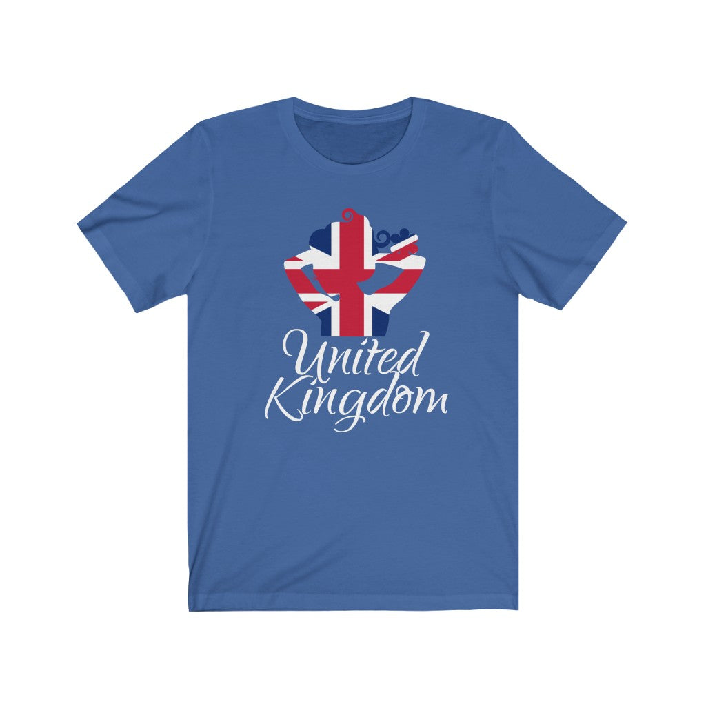 United Kingdom Lady Flag Premium Tee 2 - Unisex