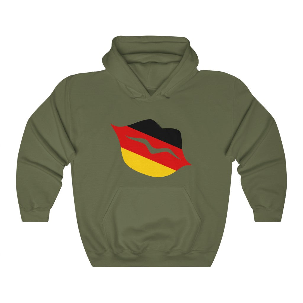 Germany Lips Flag Hoodie Sweatshirt - Unisex