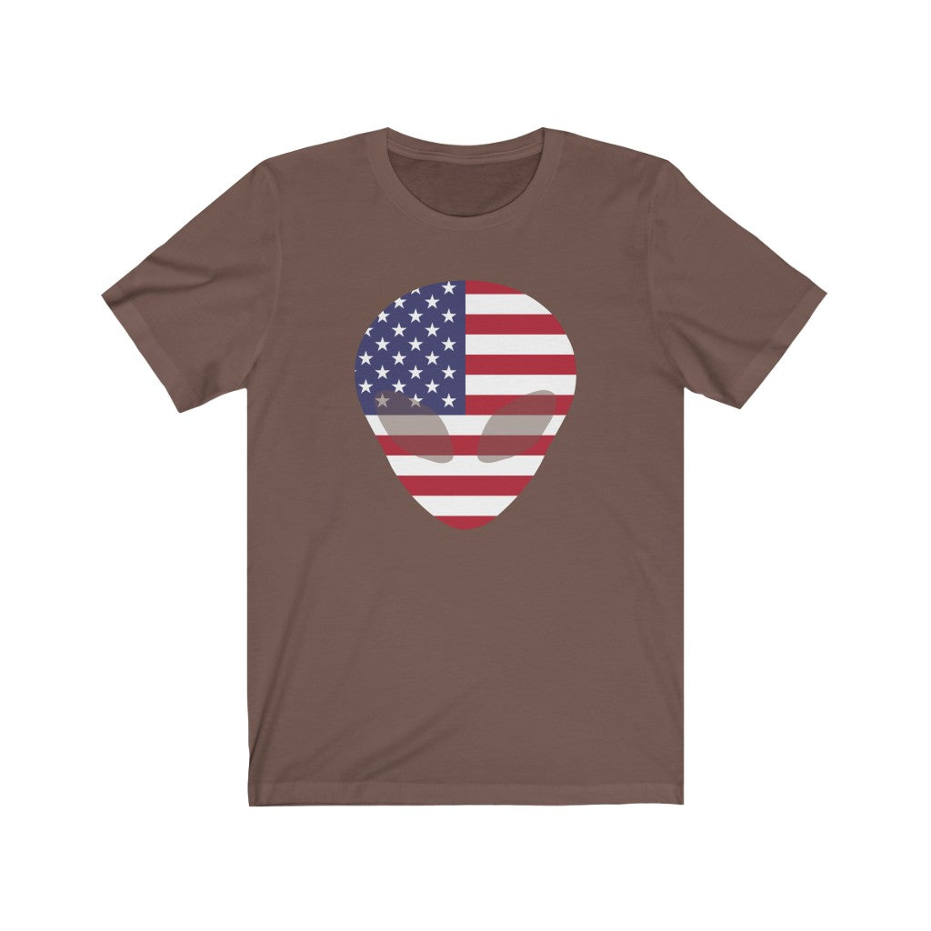 United States of America Alien Flag Premium Tee - Unisex
