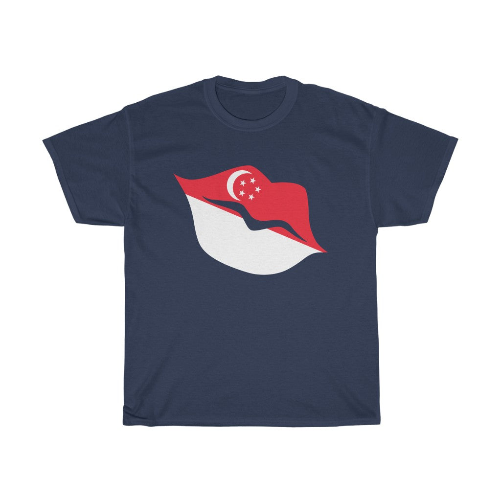 Singapore Lips Flag Standard Tee - Unisex