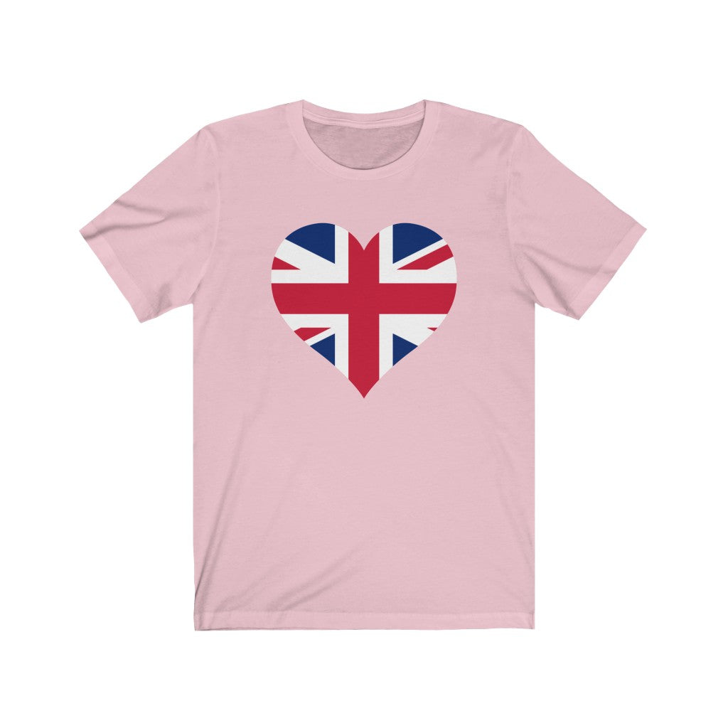 United Kingdom Heart Flag Premium Tee - Unisex
