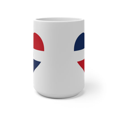 Dominican Republic Heart Color Changing Mug