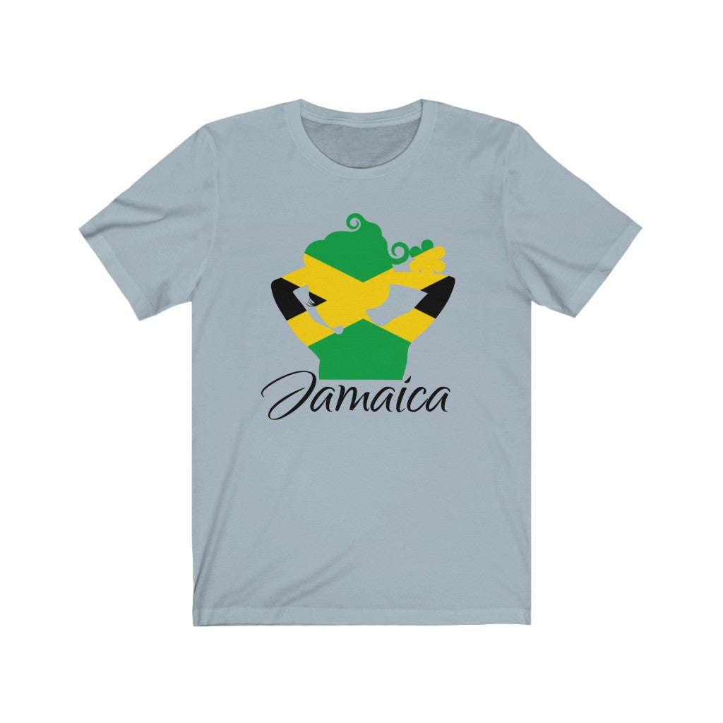 Jamaica Lady Flag Premium Tee 1 - Unisex