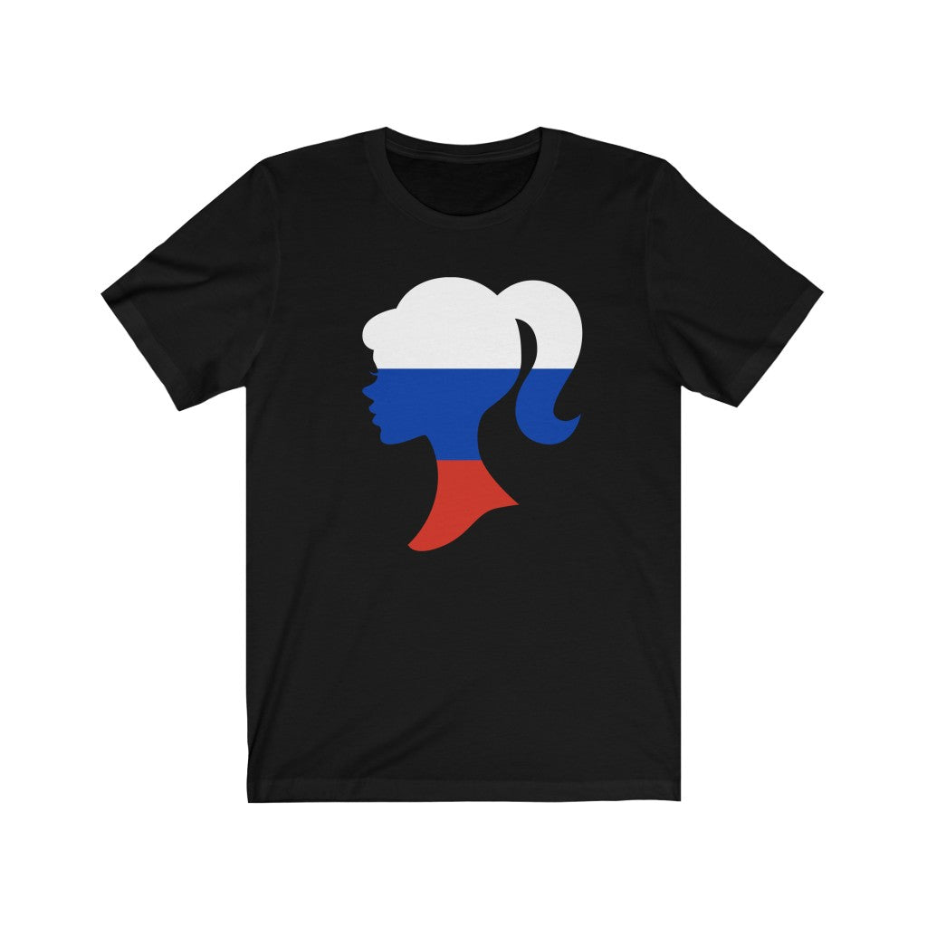 Russia Girl Flag Premium Tee - Unisex