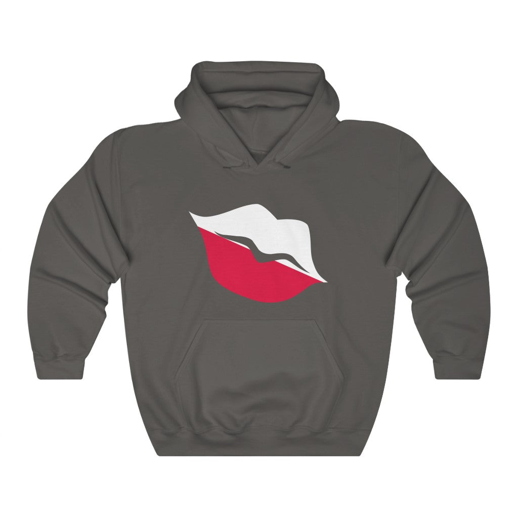 Poland Lips Flag Hoodie Sweatshirt - Unisex
