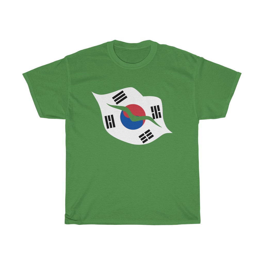 South Korea Lips Flag Standard Tee - Unisex