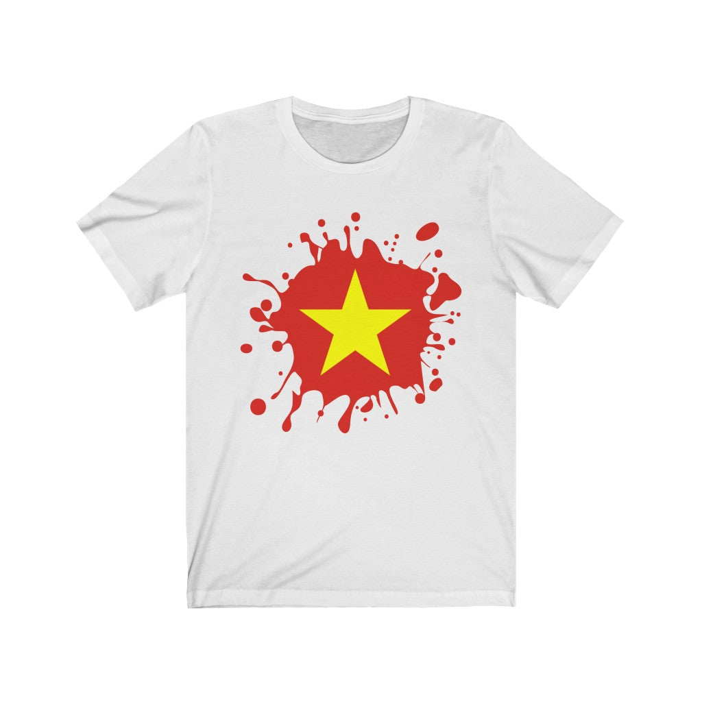 Vietnam Splat Flag Premium Tee - Unisex