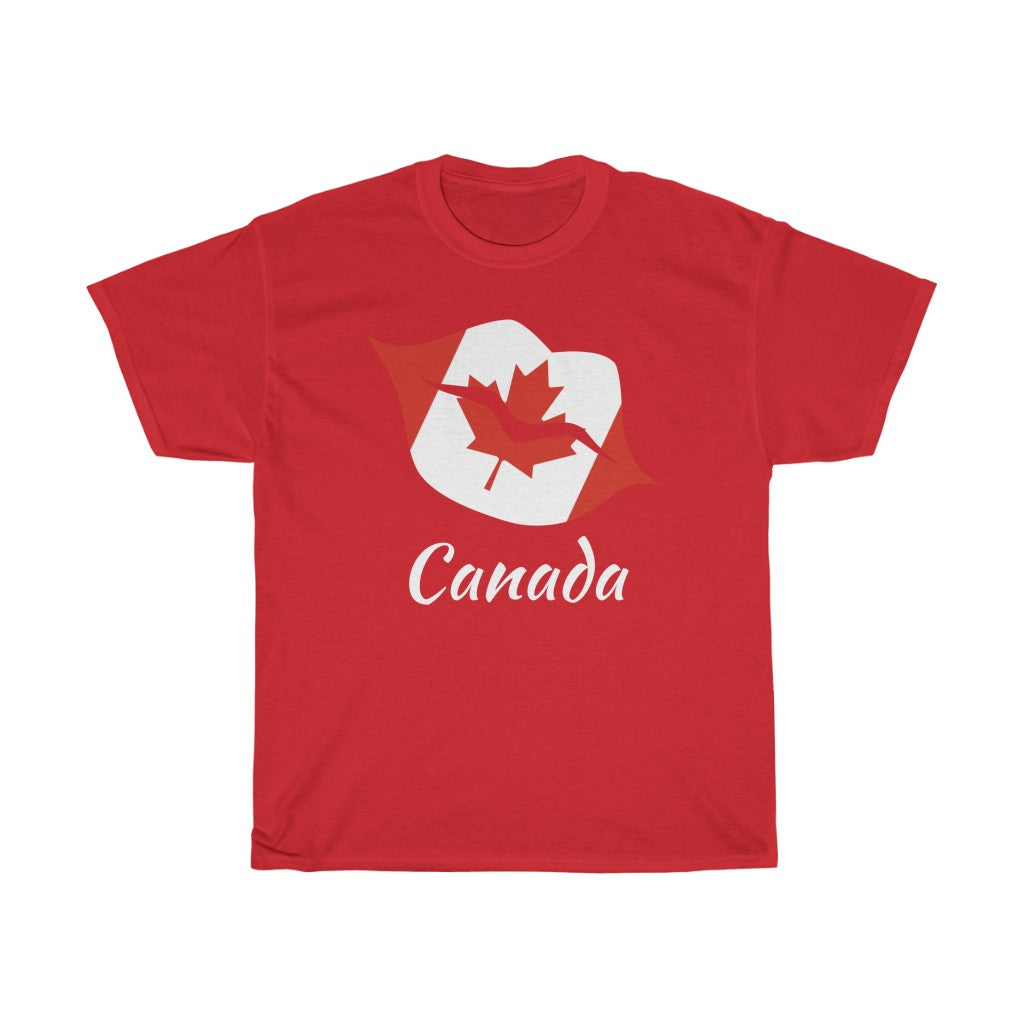 Canada Lips Flag Standard Tee 2 - Unisex