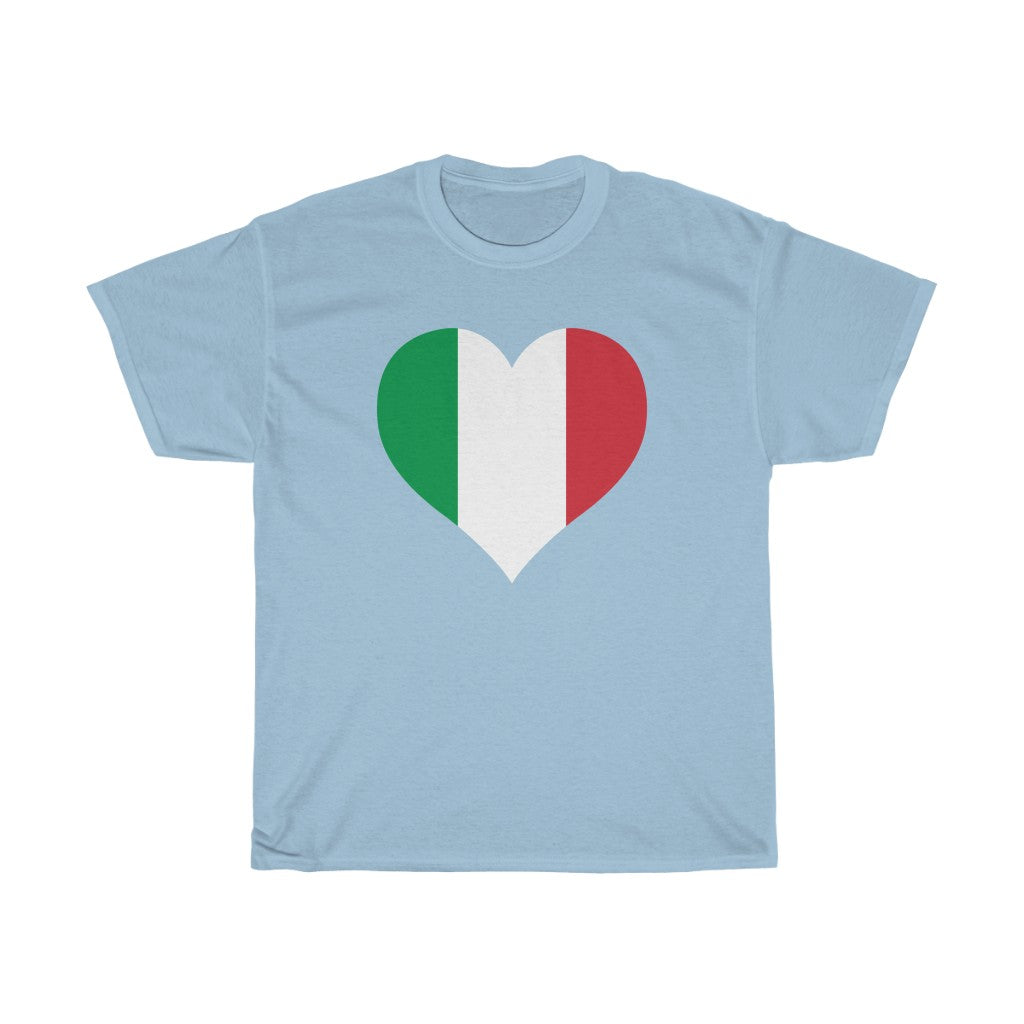 Italy Heart Flag Standard Tee - Unisex