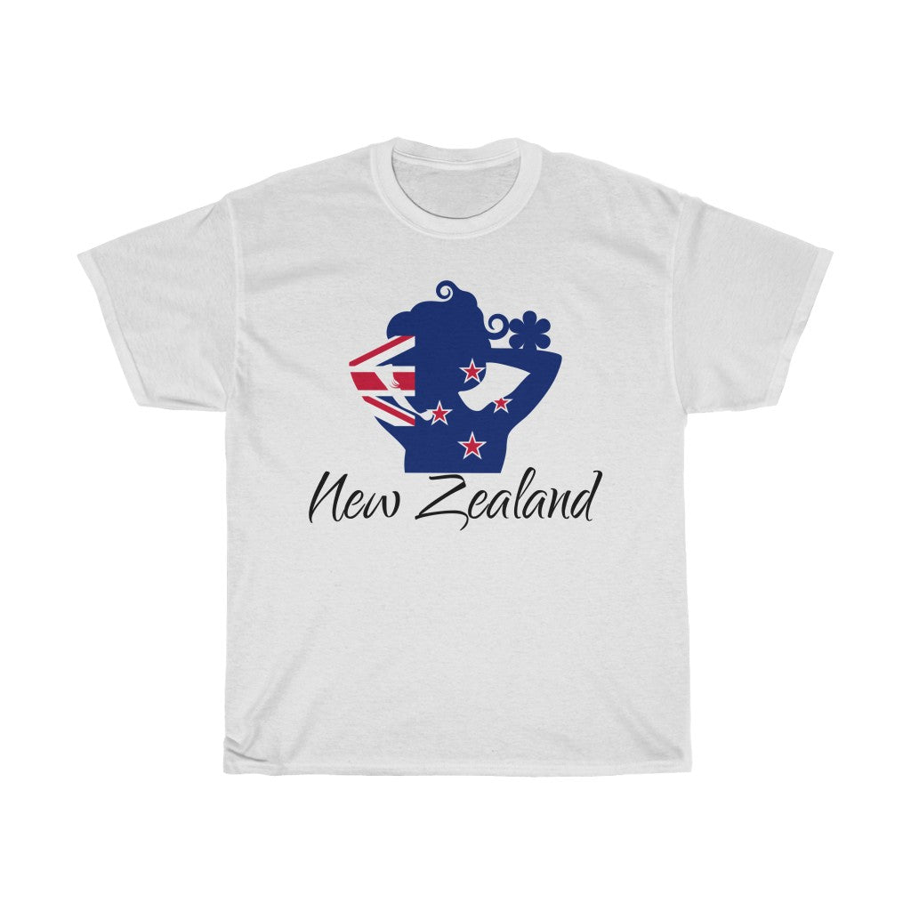 New Zealand Lady Flag Standard Tee 1 - Unisex