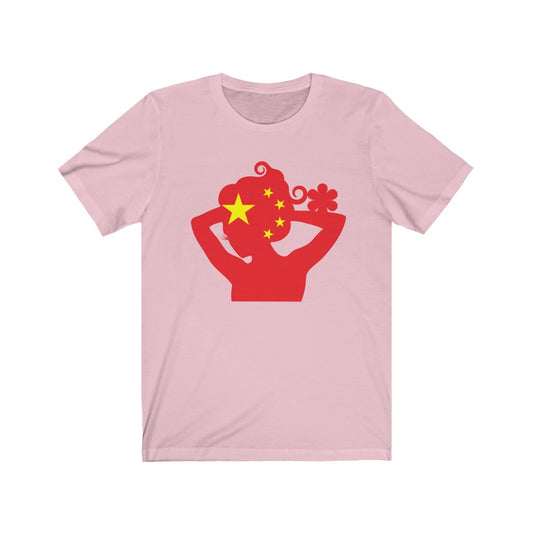 China Lady Flag Premium Tee - Unisex