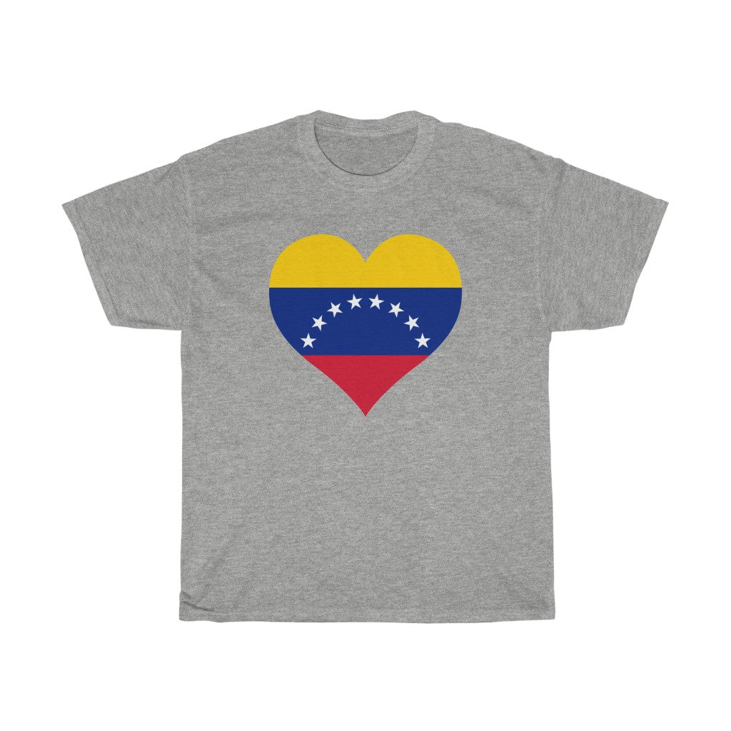 Venezuela Heart Flag Standard Tee - Unisex
