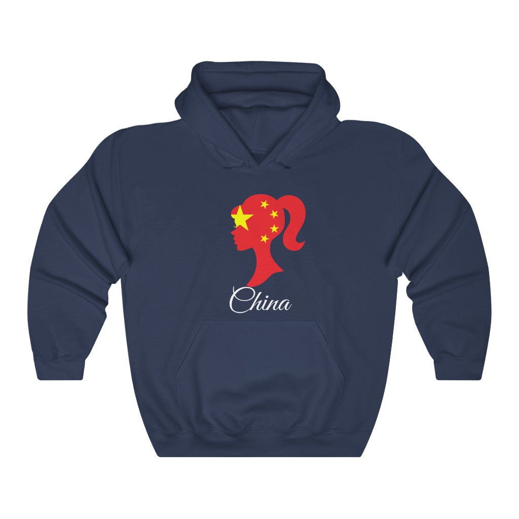 China Girl Flag Hoodie Sweatshirt 2 - Unisex