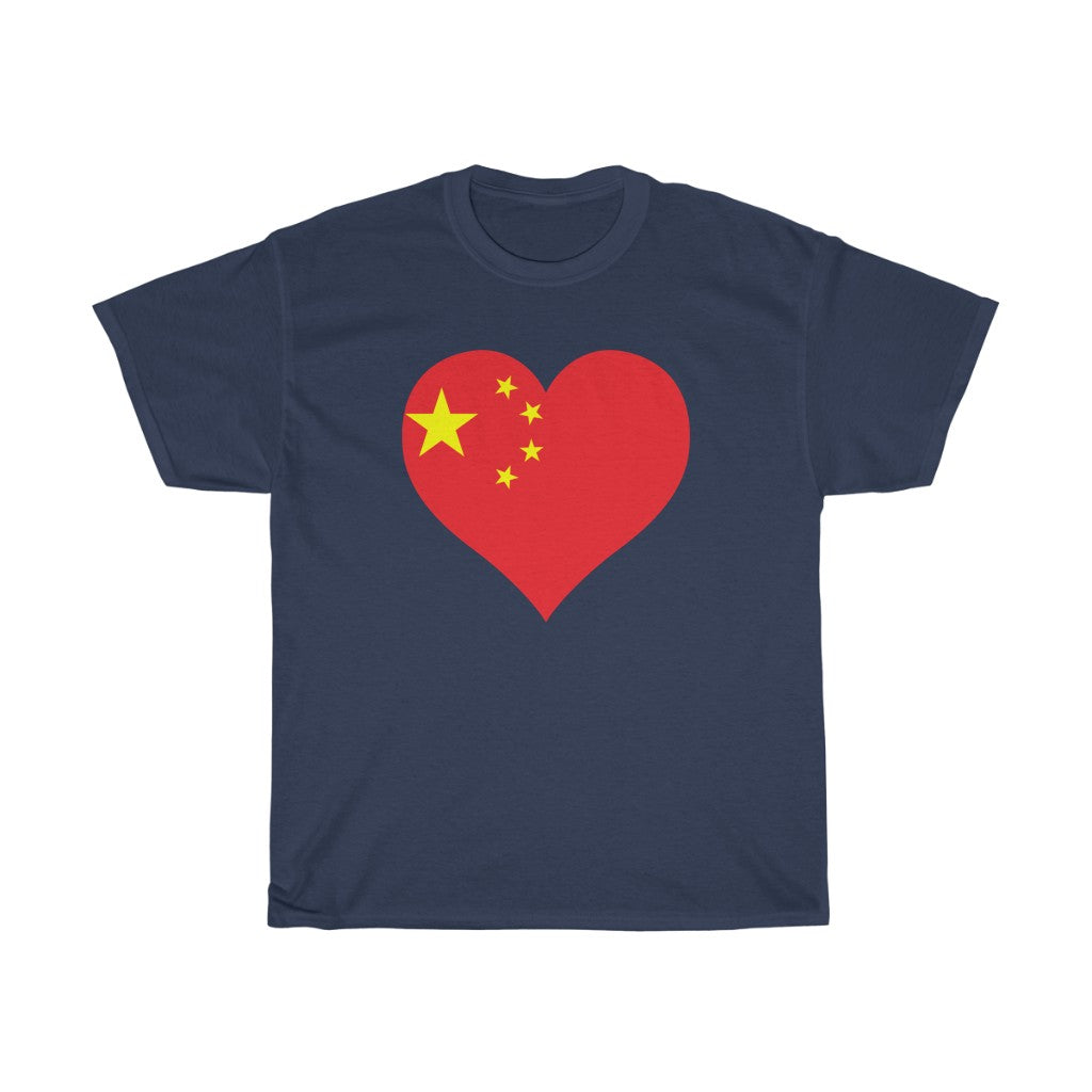 China Heart Flag Standard Tee - Unisex