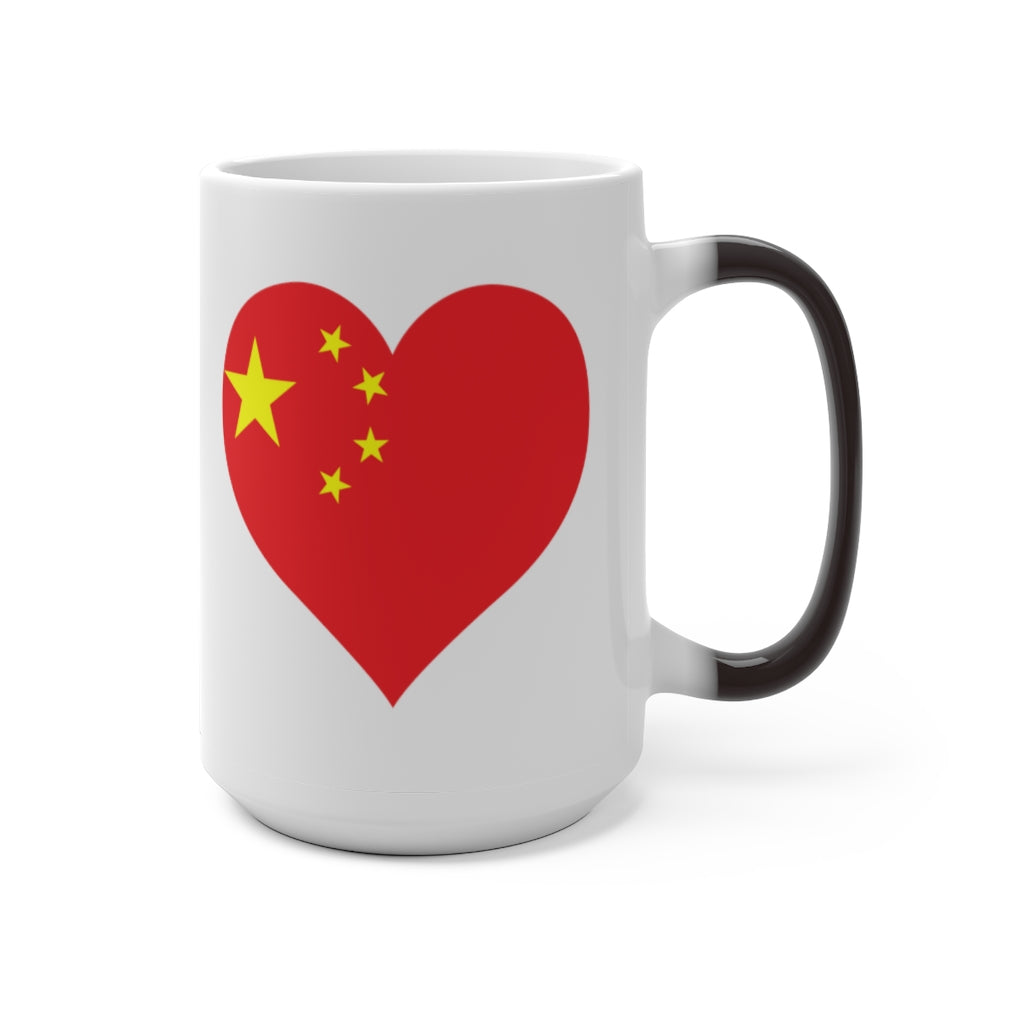 China Heart Color Changing Mug