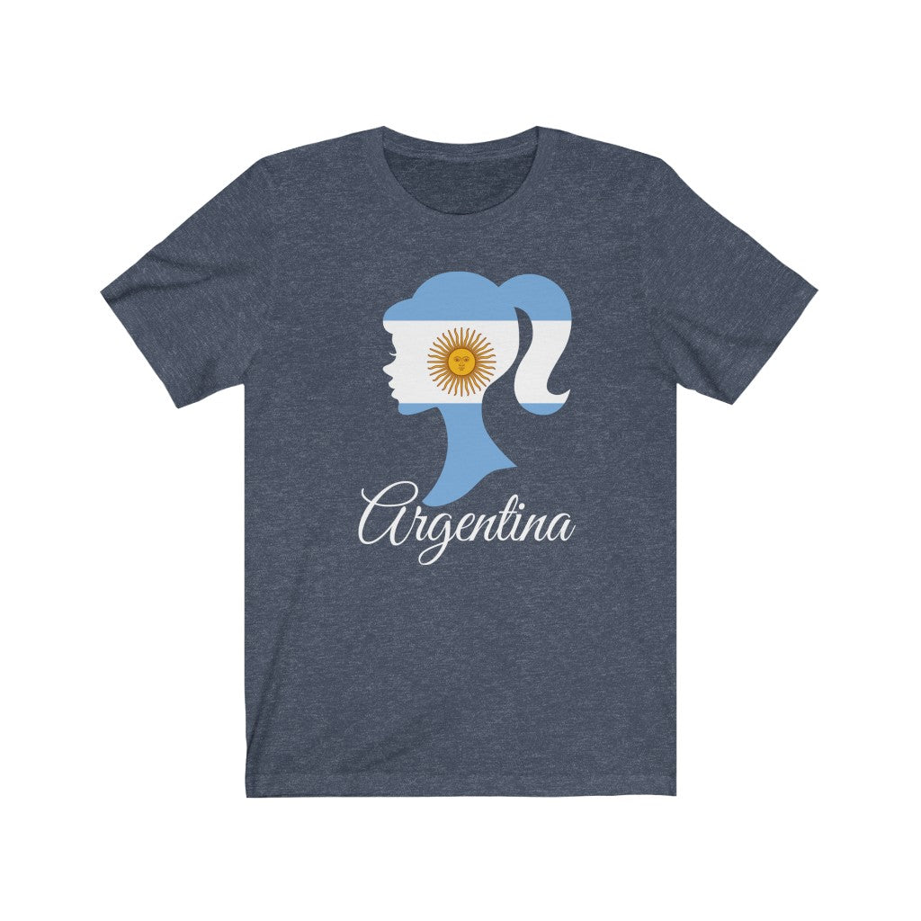 Argentina Girl Flag Premium Tee 2 - Unisex