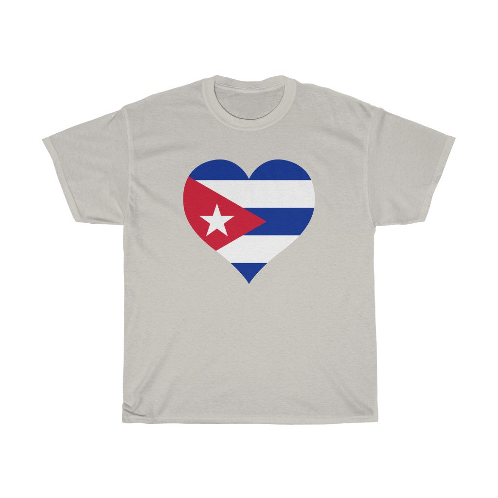 Cuba Heart Flag Standard Tee - Unisex