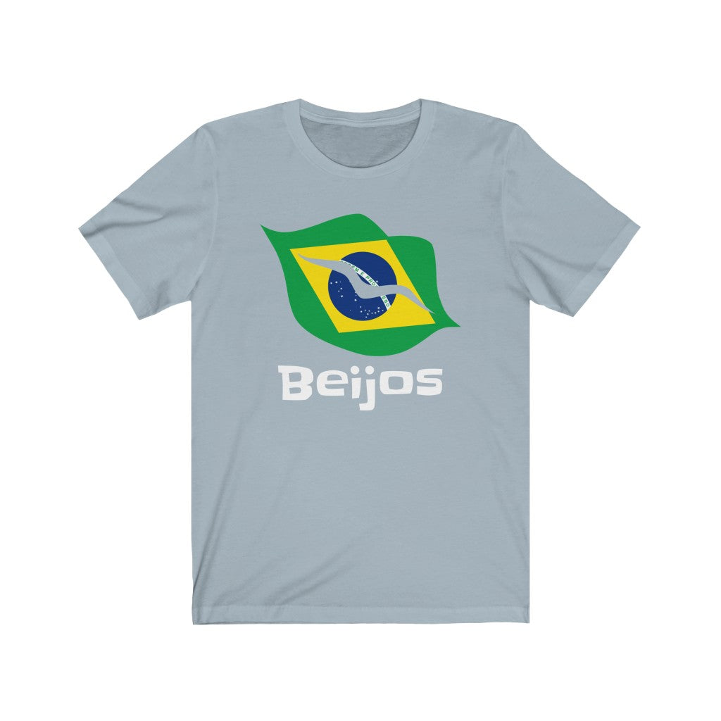 Brazil (Beijos) Lips Flag Premium Tee 2 - Unisex