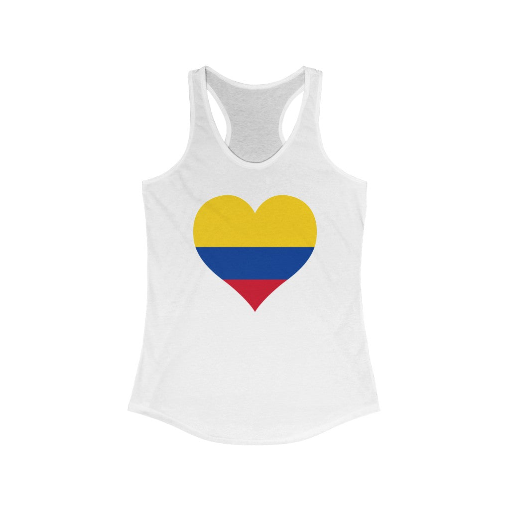 Colombia Heart Flag Tank - Women