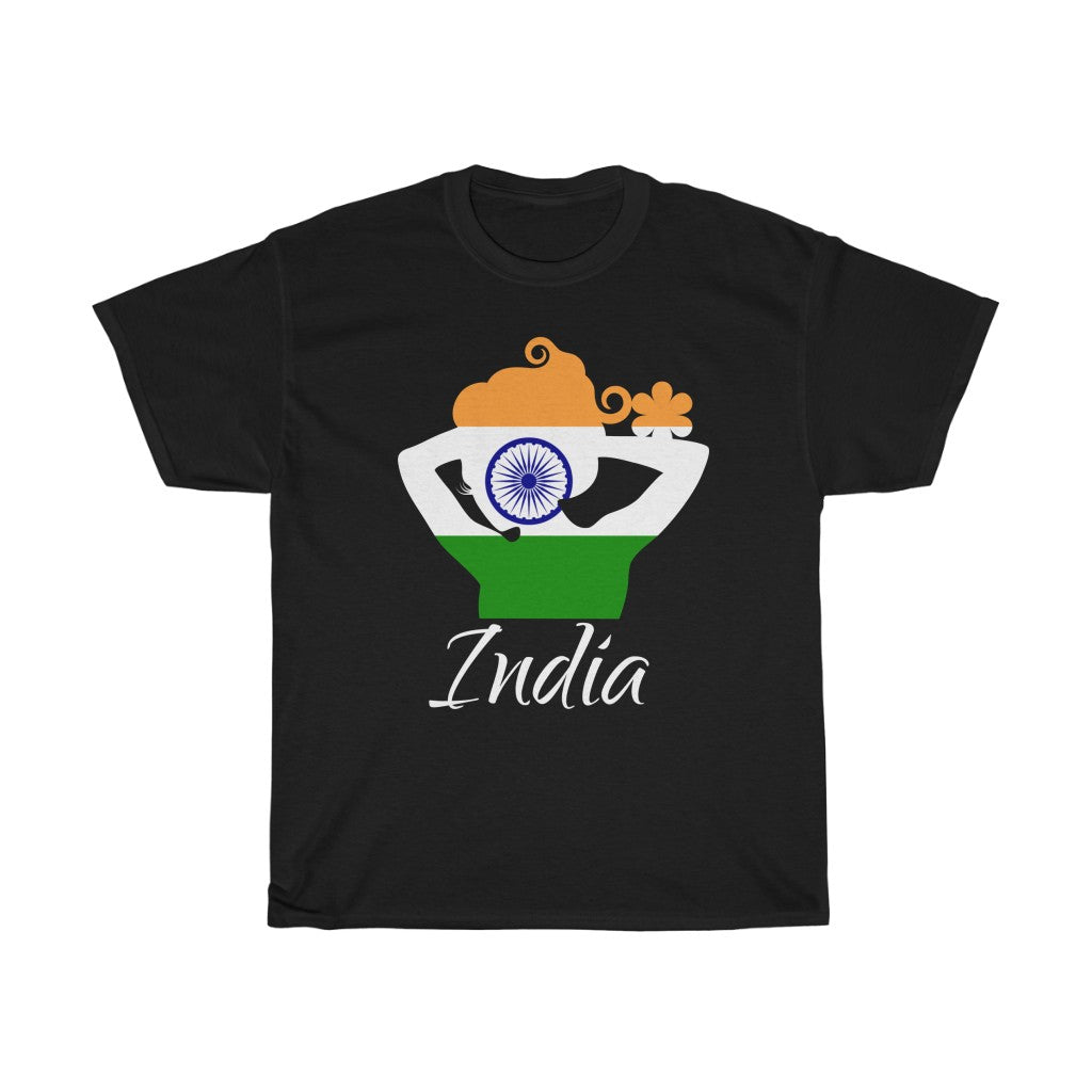 India Lady Flag Standard Tee 2 - Unisex
