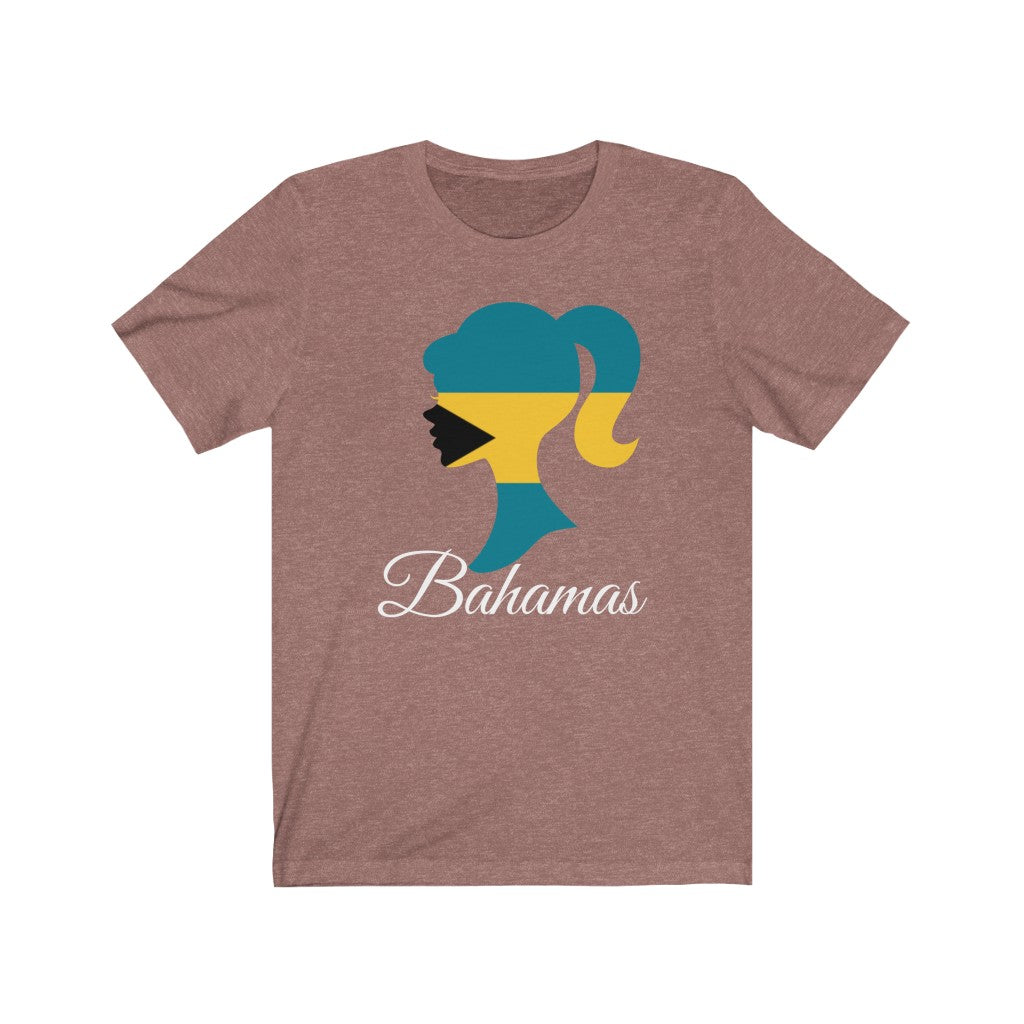 Bahamas Girl Flag Premium Tee 2 - Unisex