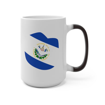 El Salvador Lips Color Changing Mug