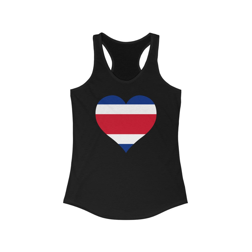 Costa Rica Heart Flag Tank - Women