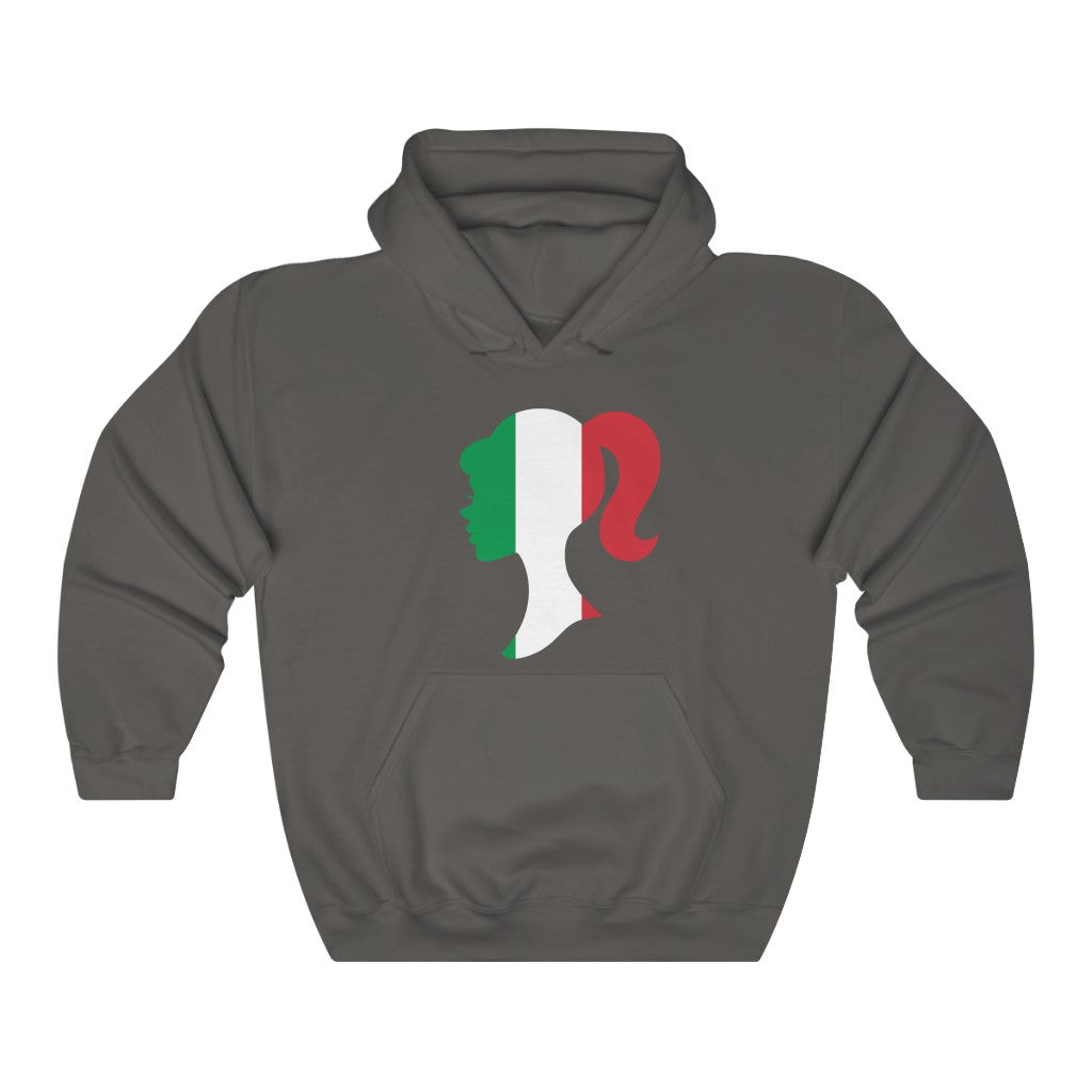 Italy Girl Flag Hoodie Sweatshirt - Unisex