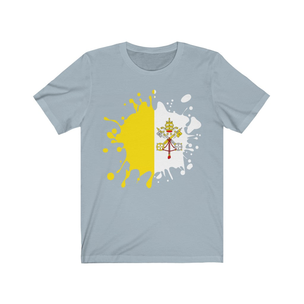 Holy See Splat Flag Premium Tee - Unisex