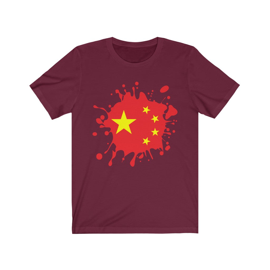 China Splat Flag Premium Tee - Unisex