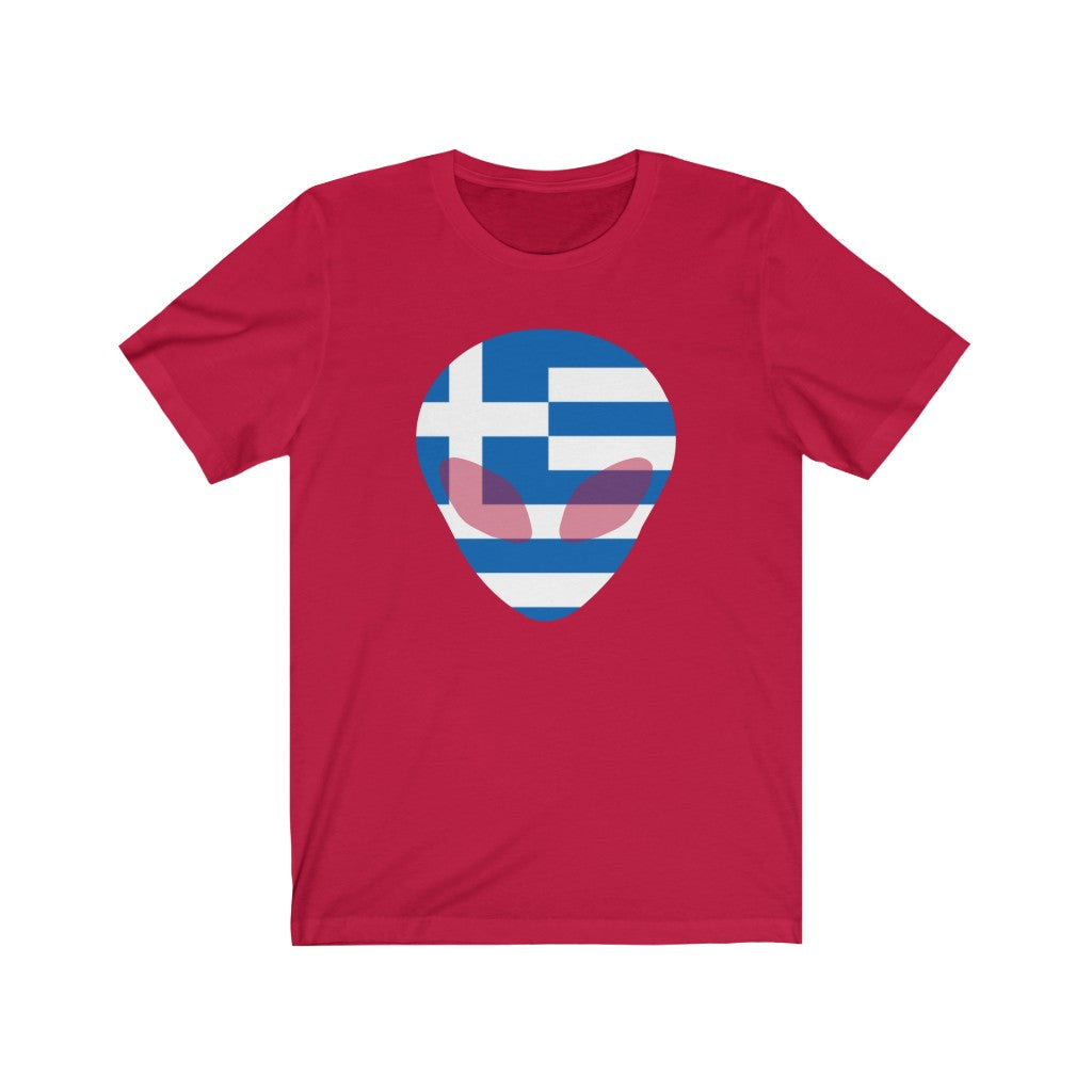 Greece Alien Flag Premium Tee - Unisex
