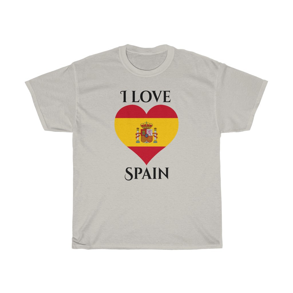 Spain Heart Flag Standard Tee 1 - Unisex