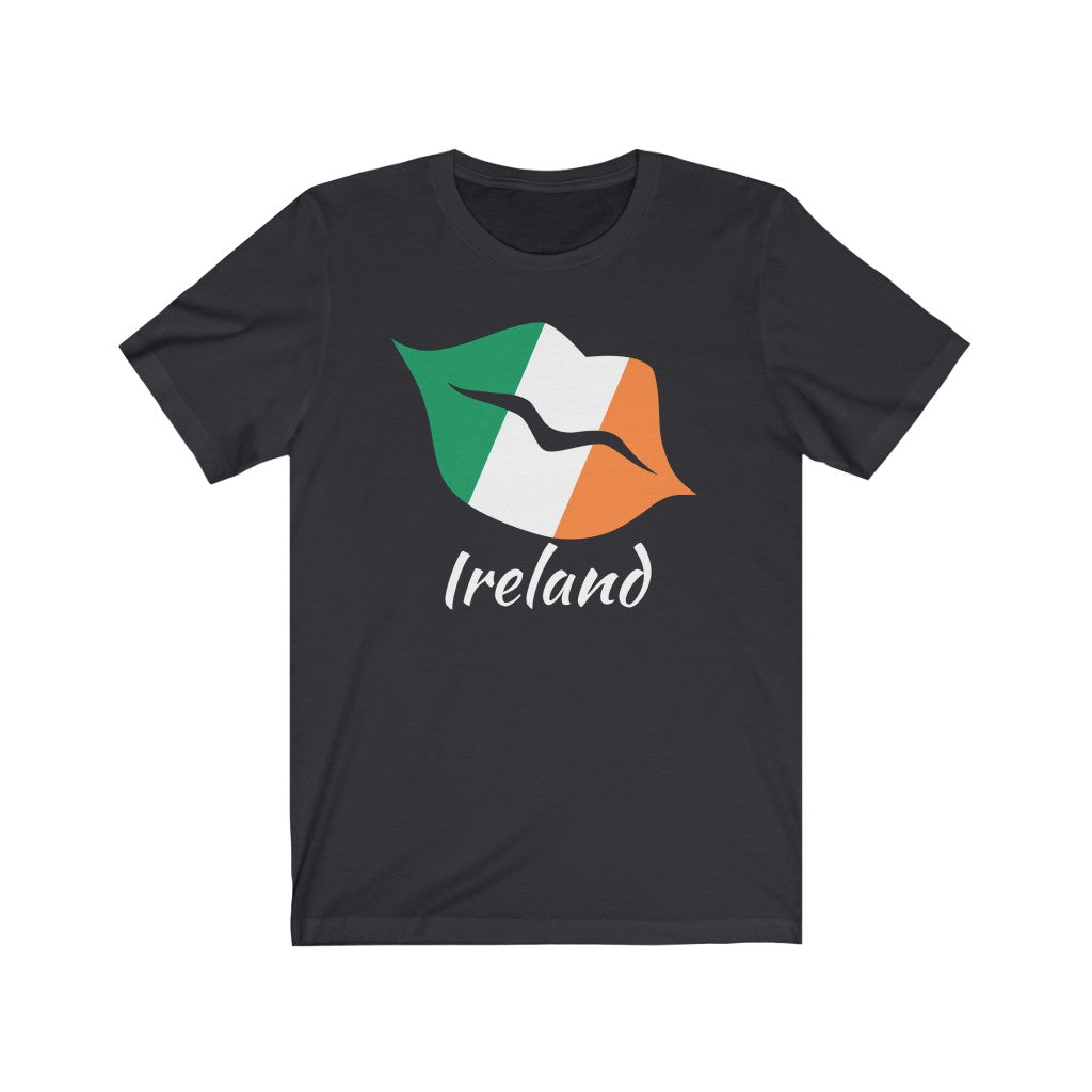 Ireland Lips Flag Premium Tee 2 - Unisex