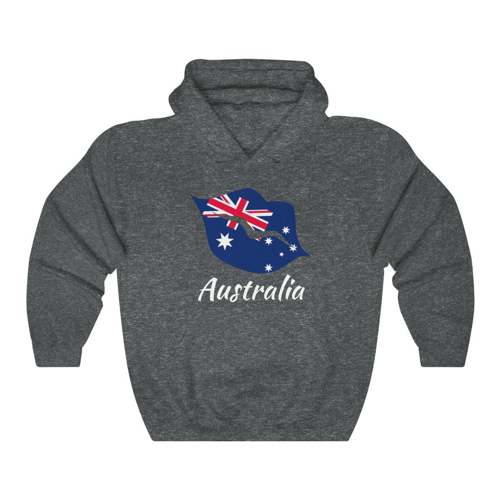Australia Lips Flag Hoodie Sweatshirt 2 - Unisex
