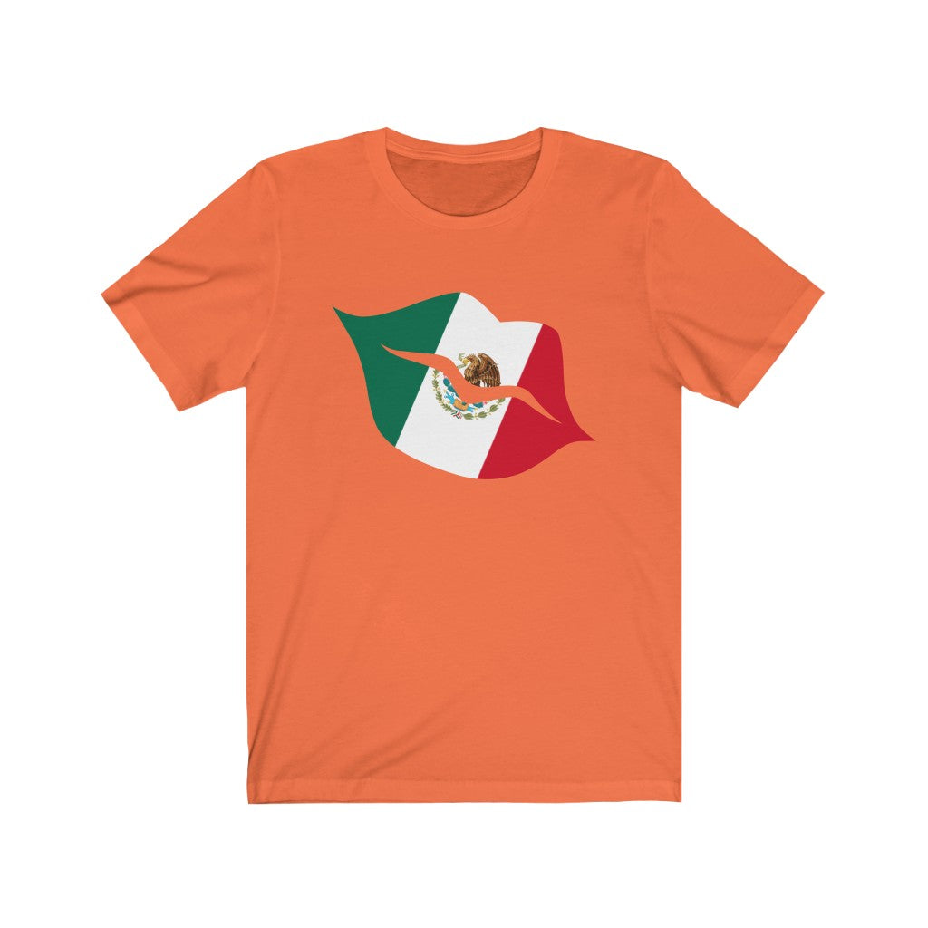 Mexico Lips Flag Premium Tee - Unisex