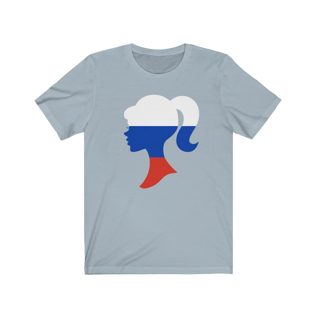 Russia Girl Flag Premium Tee - Unisex