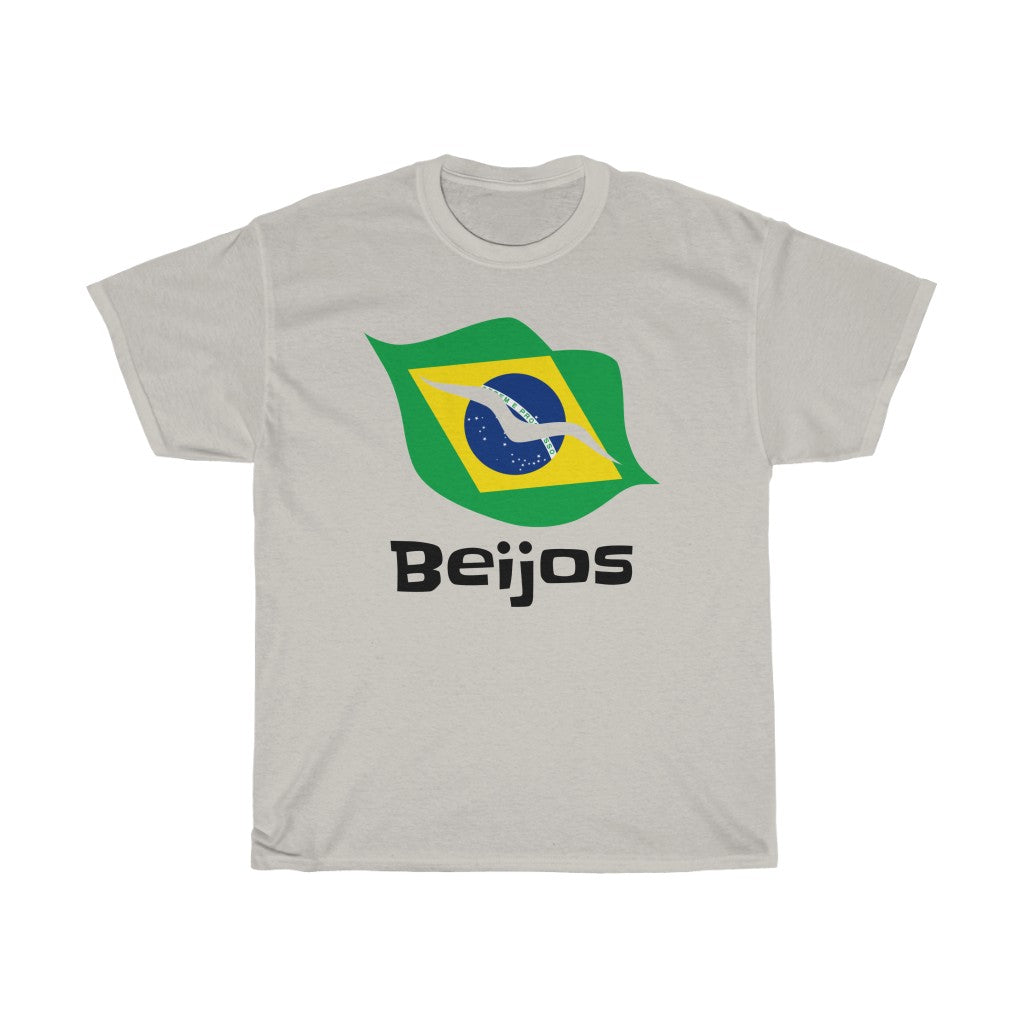 Brazil (Beijos) Lips Flag Standard Tee 1 - Unisex