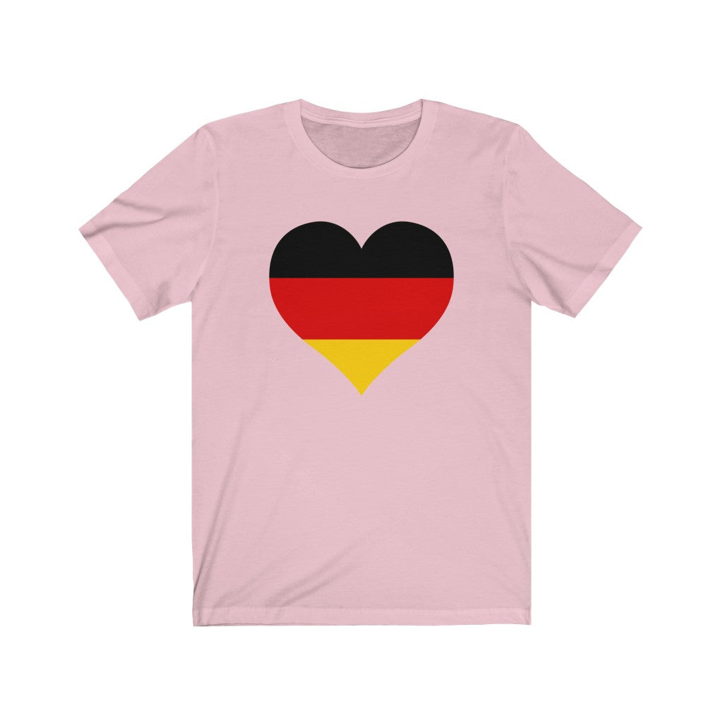 Germany Heart Flag Premium Tee - Unisex