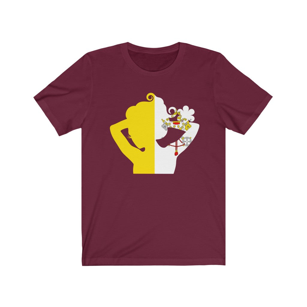 Holy See Lady Flag Premium Tee - Unisex